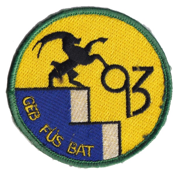 Bild von Geb Füs Bat 93 grün Armee 95 Badge